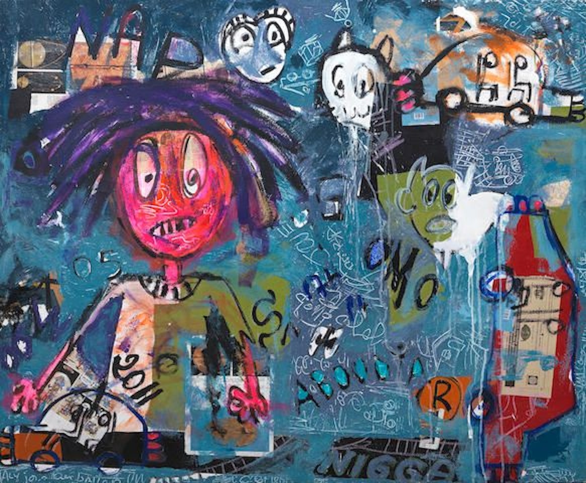 Untitled ('Nigga') by Aboudia Abdoulaye Diarrassouba
