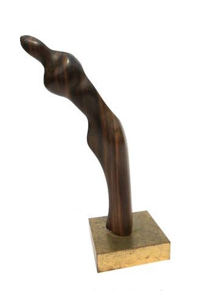 Woman leaning by Ben Enwonwu