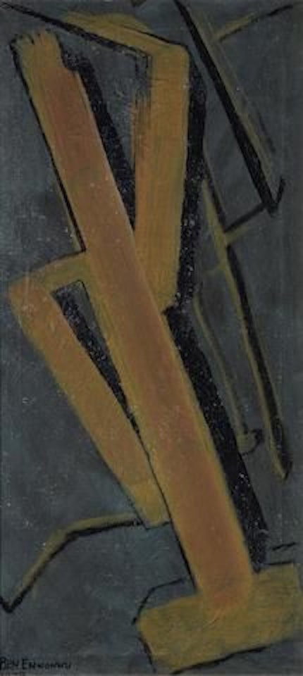 Cubist dance form by Ben Enwonwu