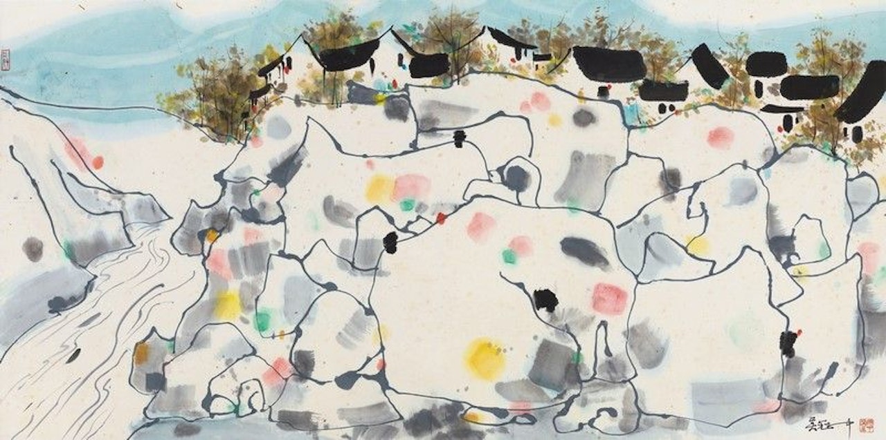 Landscape by Wu Guanzhong