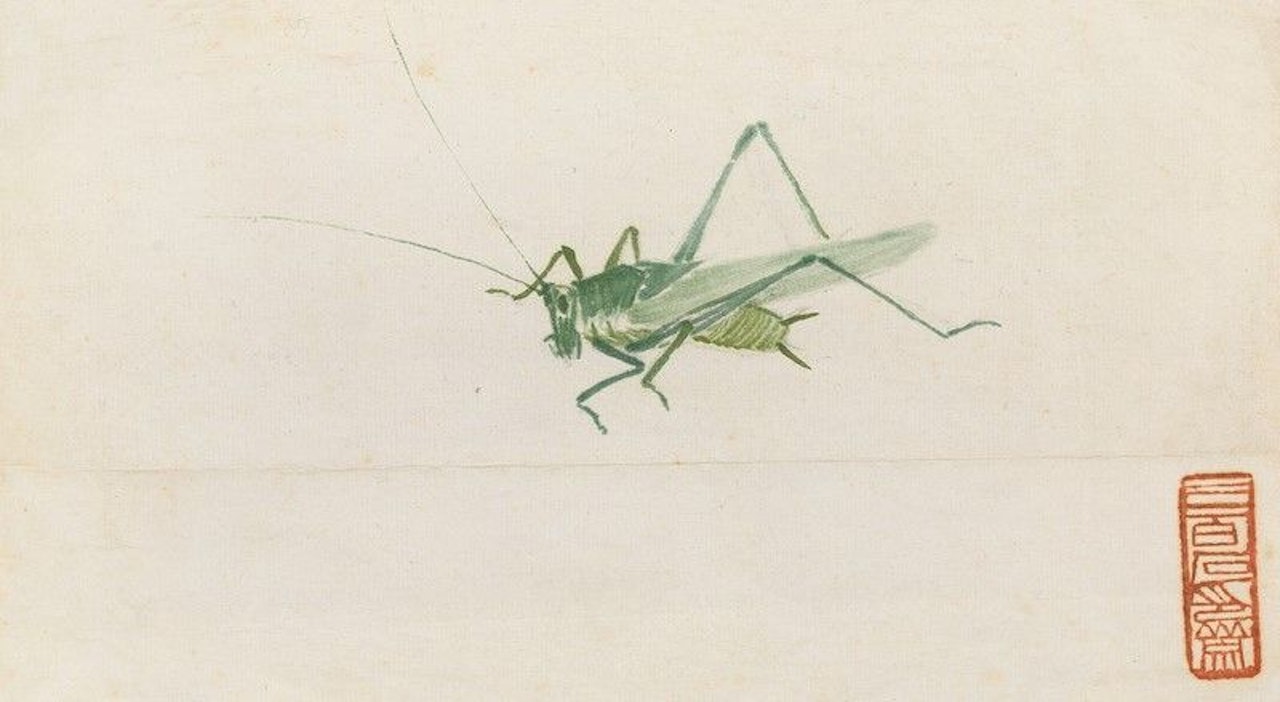 Sketches Of Insects by Qi Baishi