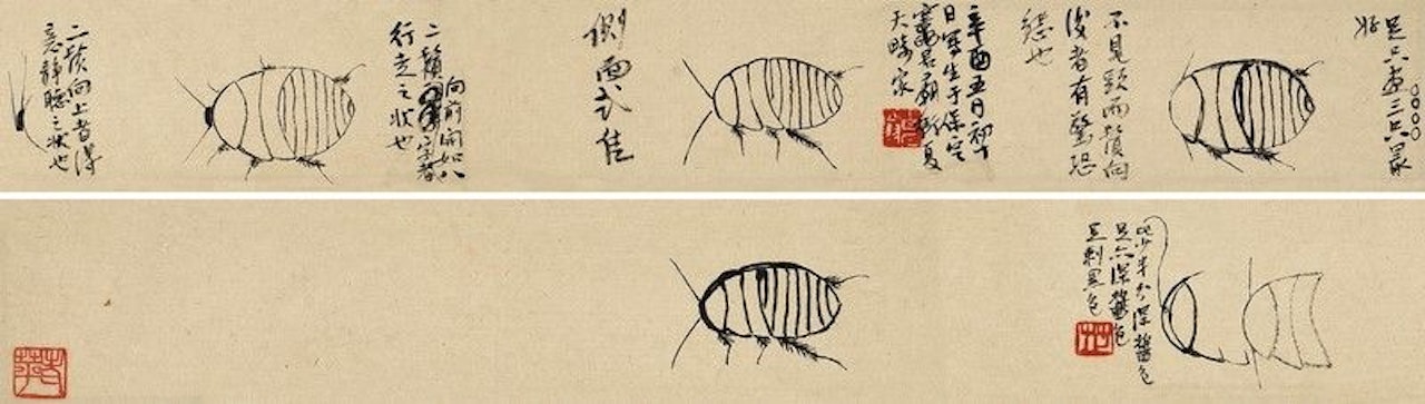 Sketches Of Insects by Qi Baishi