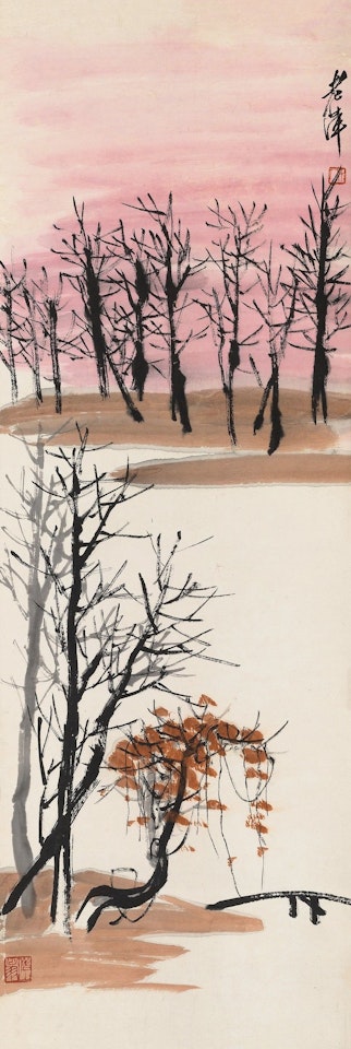 Sunset by Qi Baishi