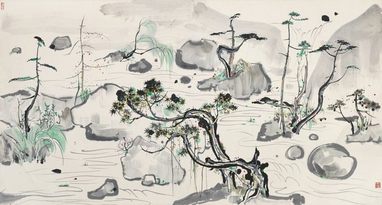 Potted Landscape by Wu Guanzhong