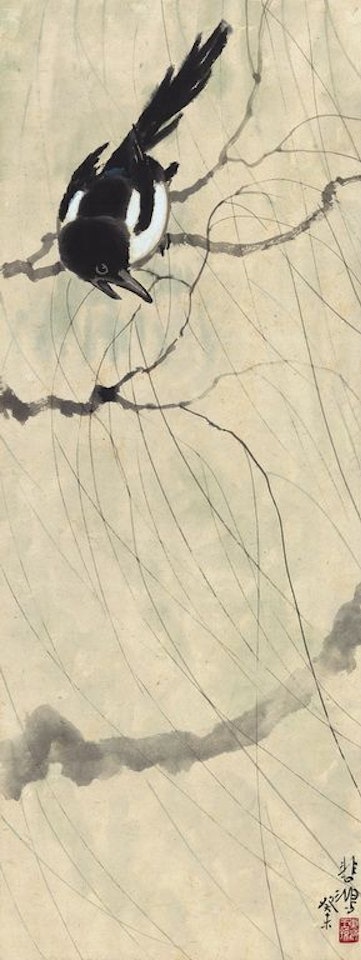 Magpie by Xu Beihong