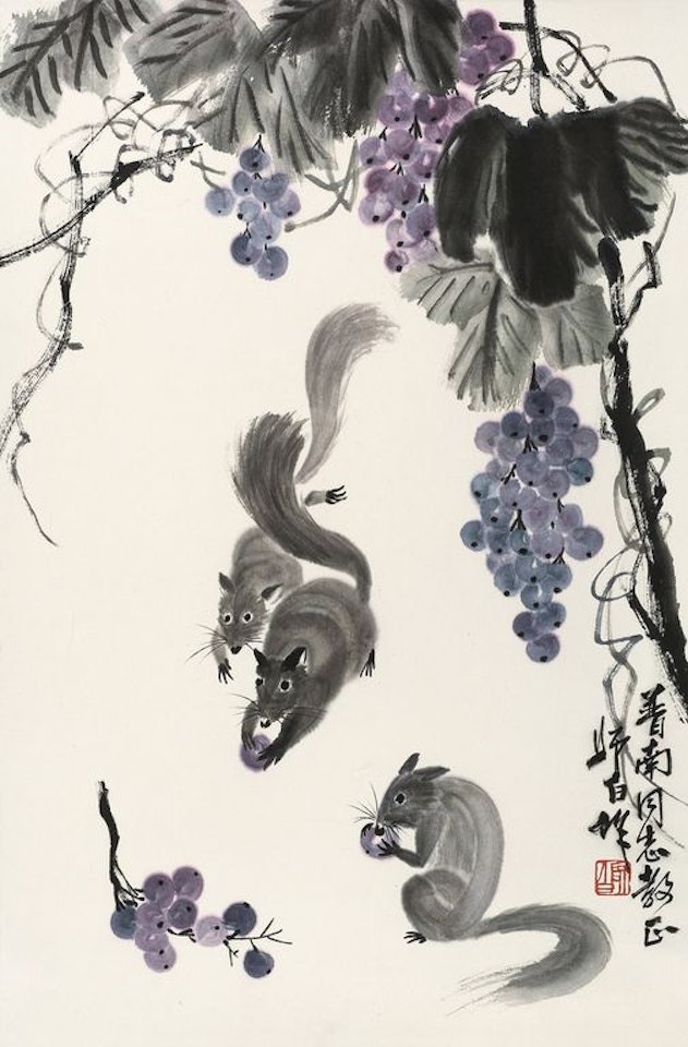 Squirrel Grape by Lou Shibai