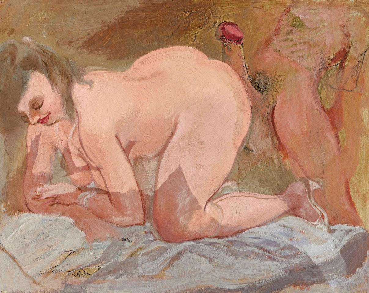 LIEBESPAAR (LOVERS) by George Grosz