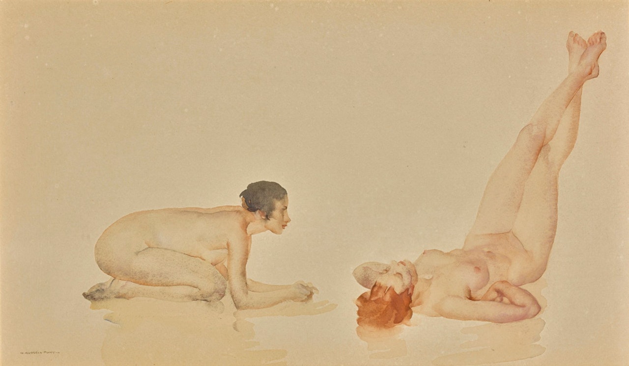 TWO NUDES by William Russell Flint