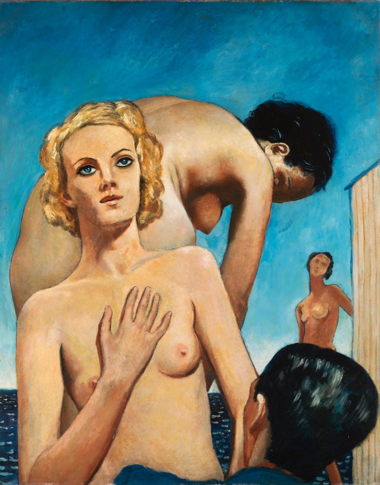 LES BAIGNEUSES, FEMMES NUES AU BORD DE LA MER by Francis Picabia