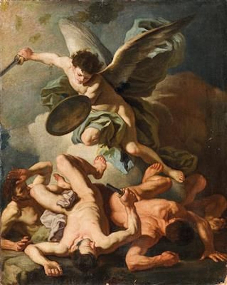 Saint Michael expelling the Rebel Angels by Francesco Solimena