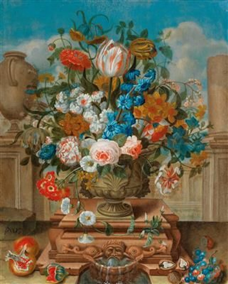 A still life of flowers by Pieter Hardime