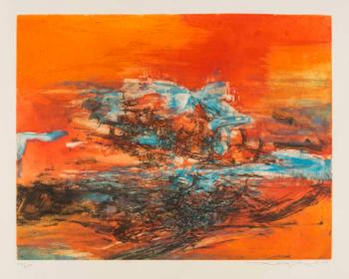 Untitled (riviere 197) ,
1968 by Zao Wou-Ki