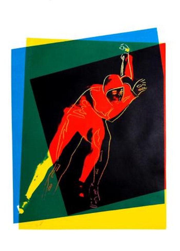 Unique Speedskater ,
1983 by Andy Warhol