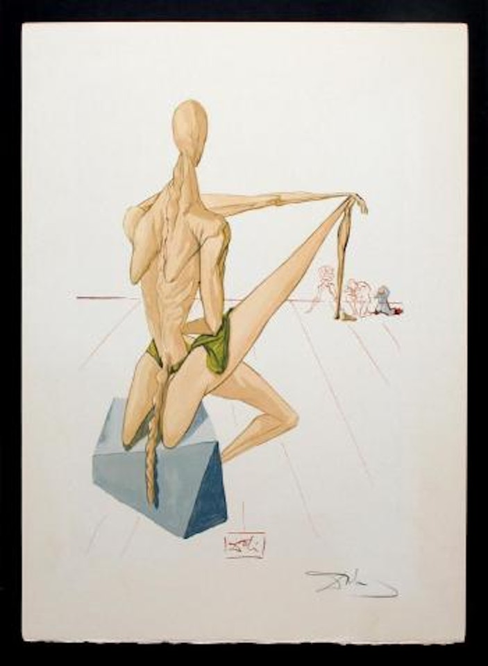 Minos, from The Divine Comedy ,
1964 by Salvador Dali