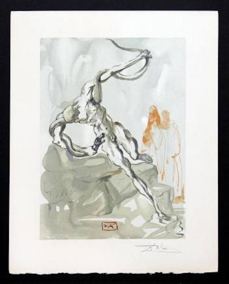 The Punishment of Vanni Fucci, from The Divine Comedy ,
1964 by Salvador Dali