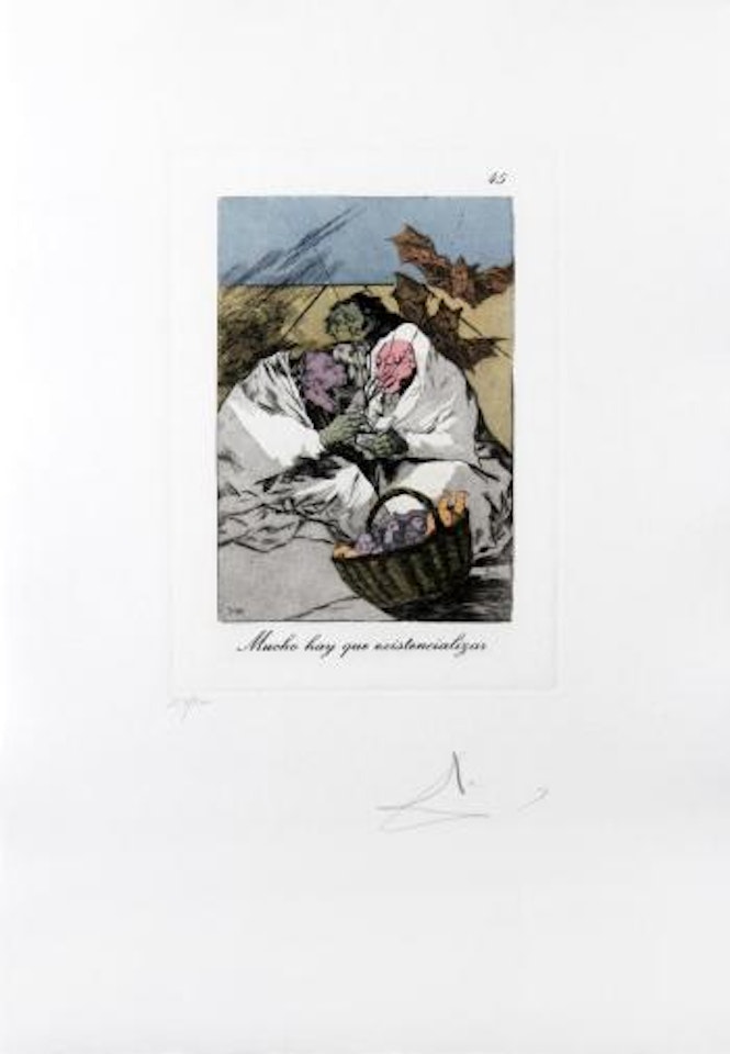 Mucho hay que existencializar ,
1977 by Salvador Dali