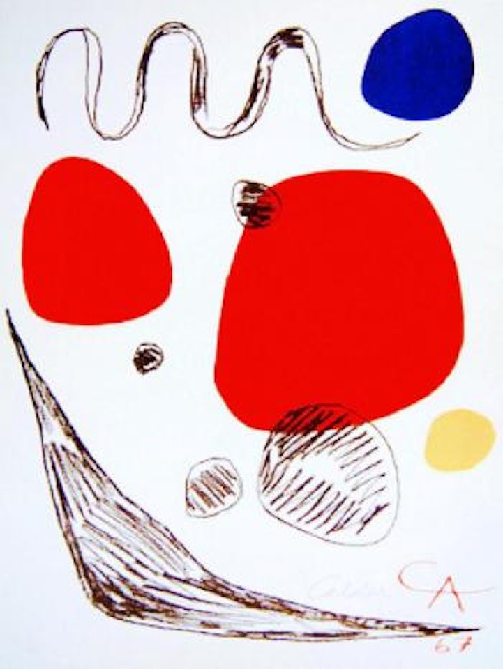 Affiche d'Rigard ,
1967 by Alexander Calder