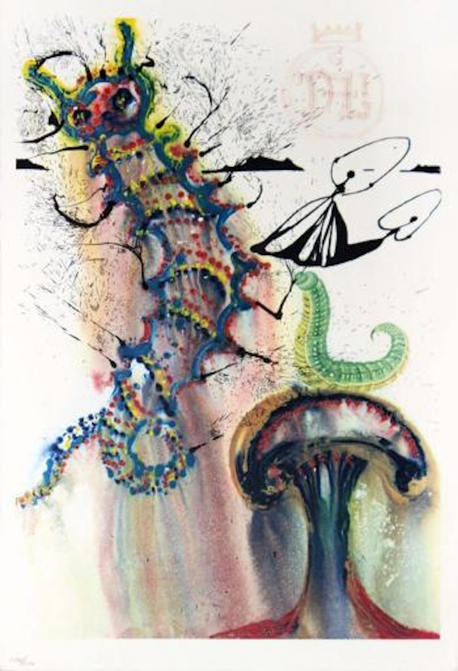 Advice from a Caterpillar ,
1969 by Salvador Dali
