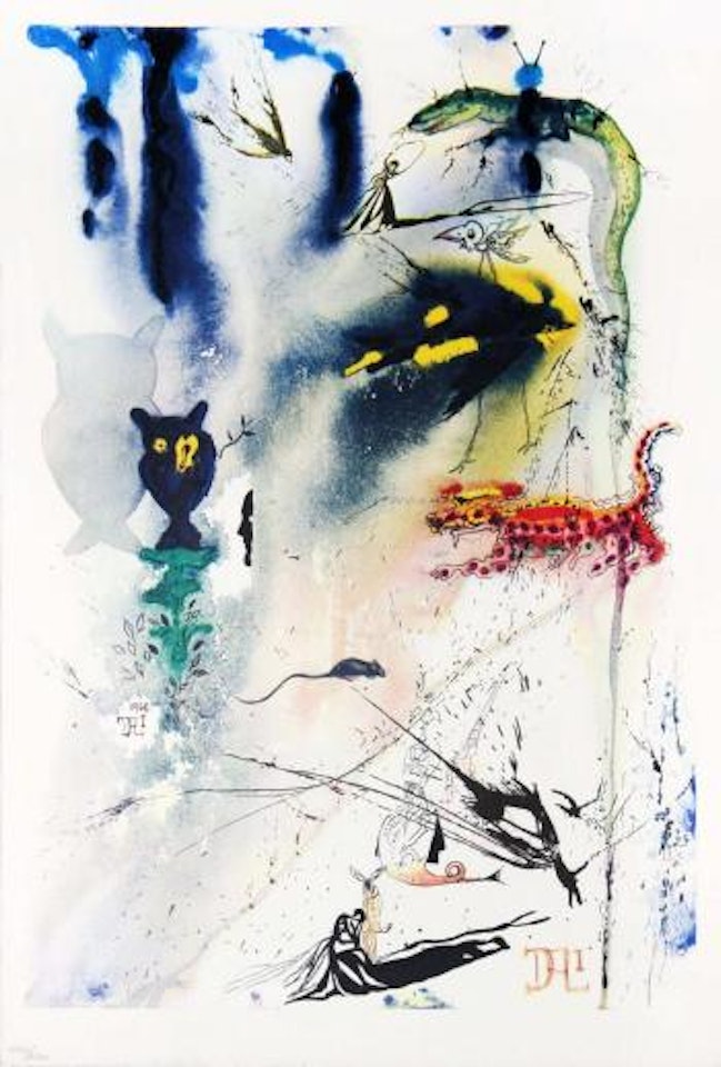 A Caucus Race and a Long Tale ,
1969 by Salvador Dali