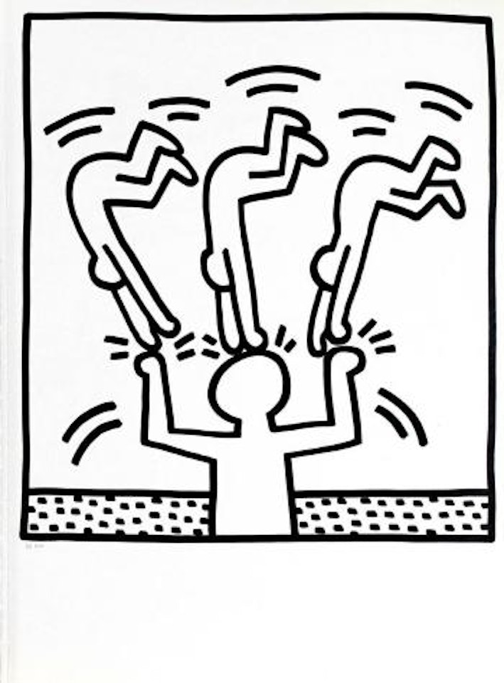 Untitled (from Lucio Amelio Gallery Portfolio) ,
1983 by Keith Haring