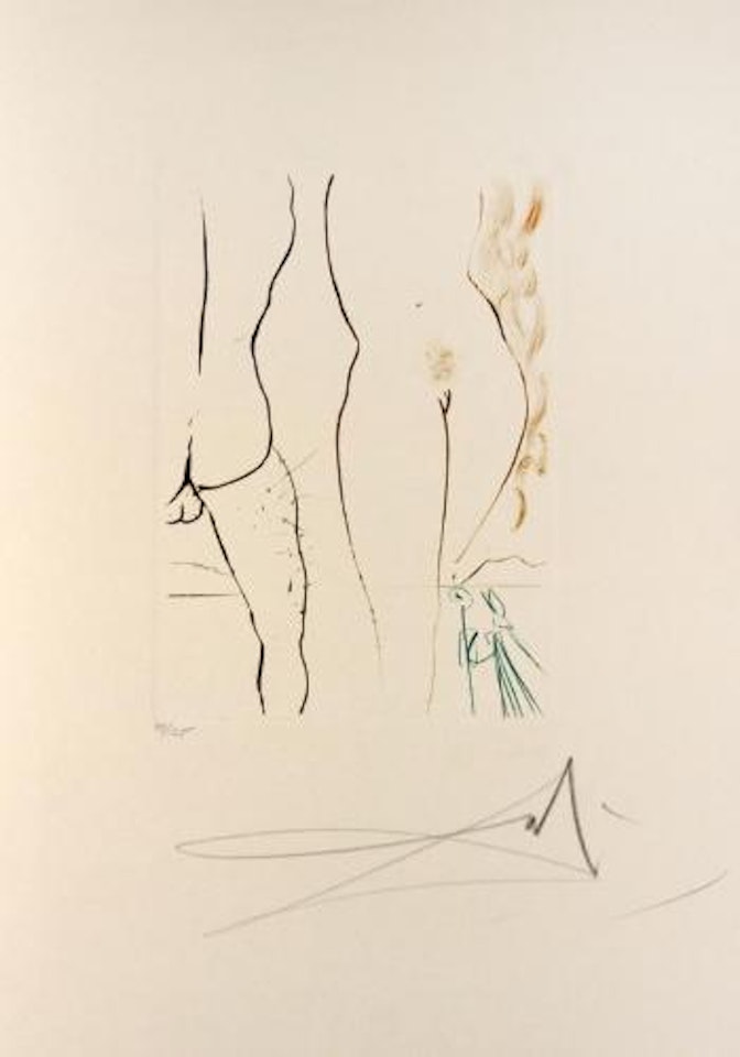 Le diable en Enfer ,
1972 by Salvador Dali