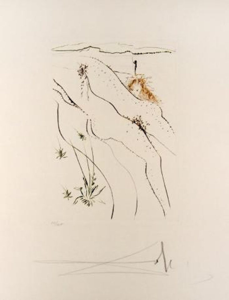 Le tonneau ,
1972 by Salvador Dali
