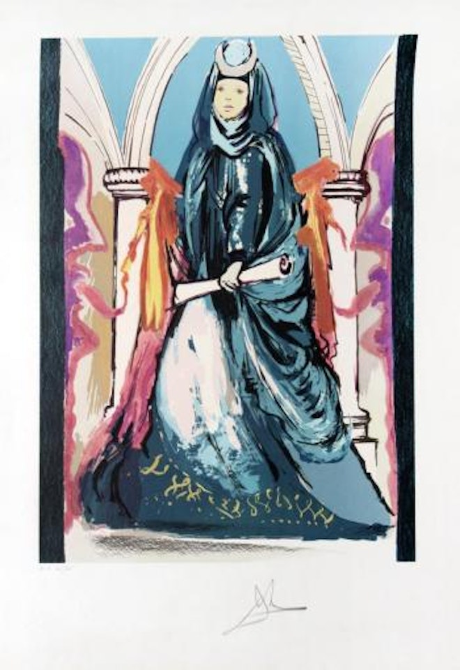 Lady Blue ,
1979 by Salvador Dali