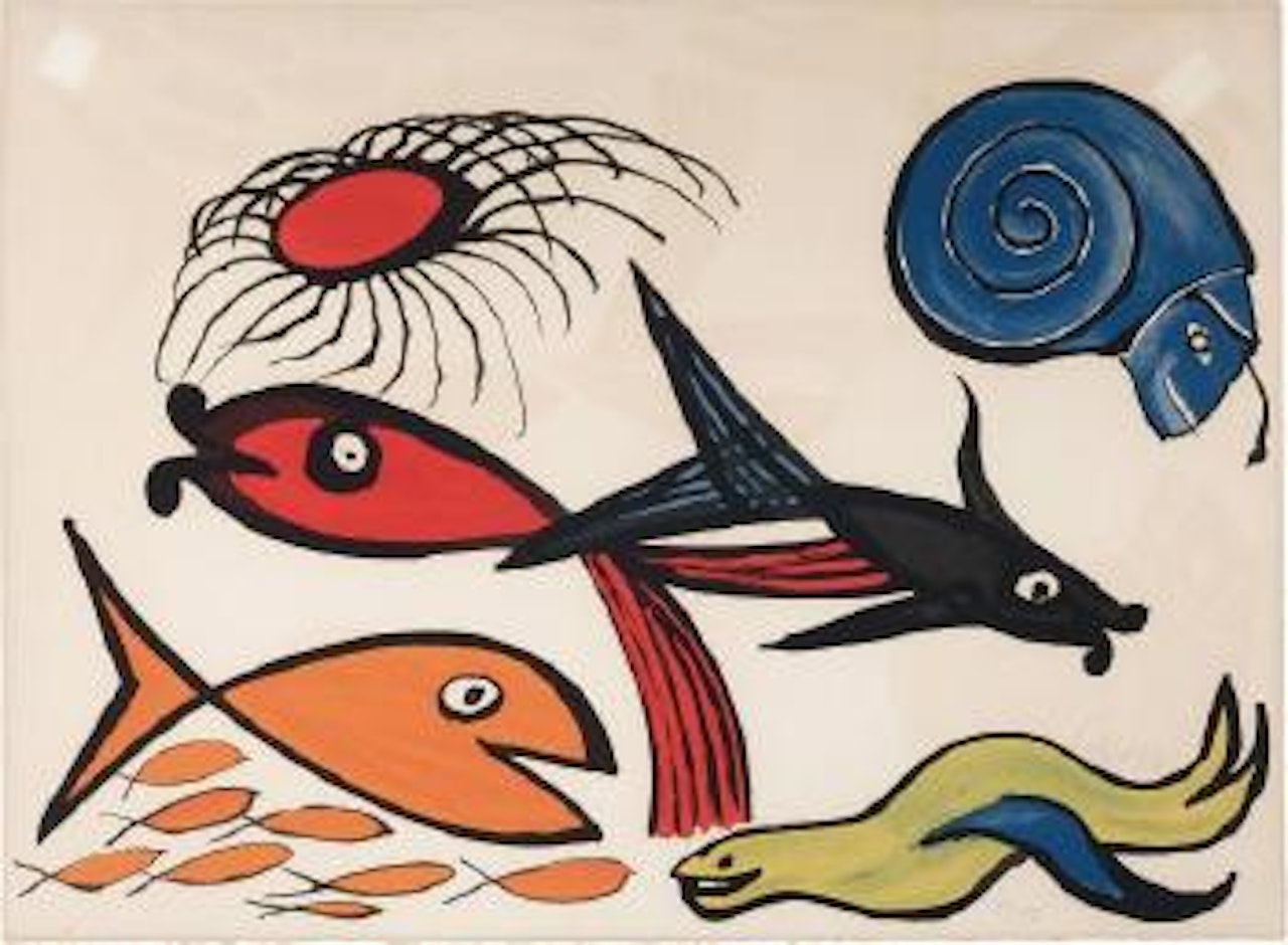 Sea Creatures ,
1975
-
1976 by Alexander Calder