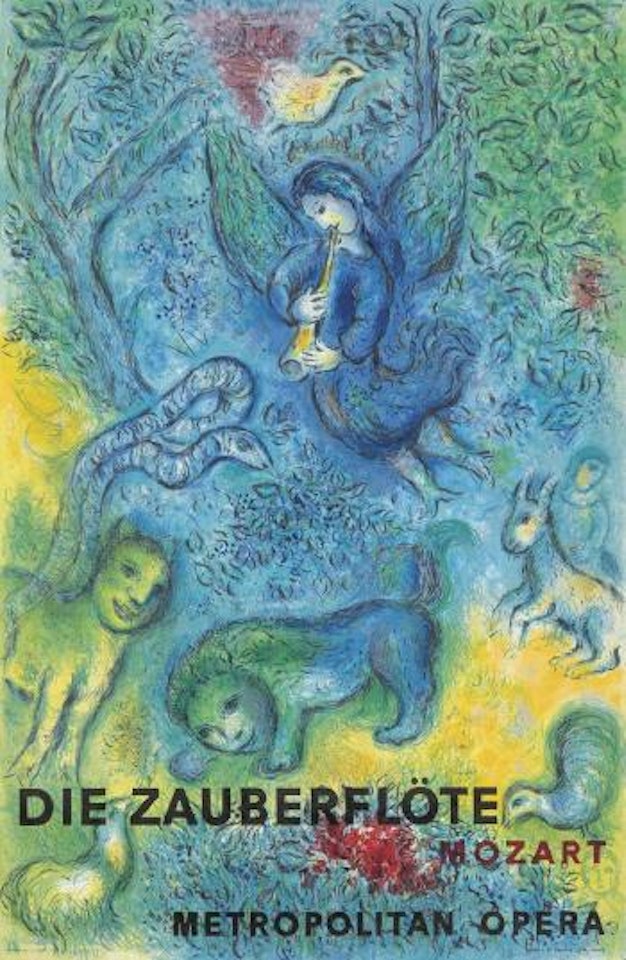 Die Zauberflote/Metropolitan Opera ,
1966 by Marc Chagall