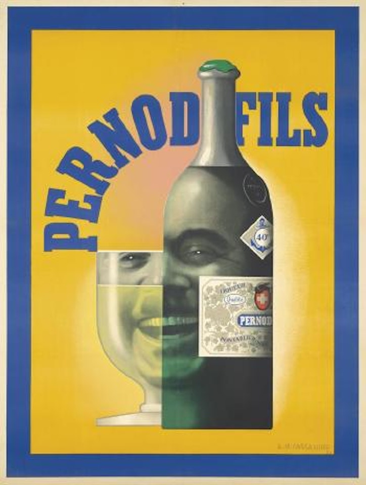Pernod Fils ,
1934 by Cassandre (Adolphe Jean-Marie Mouron)