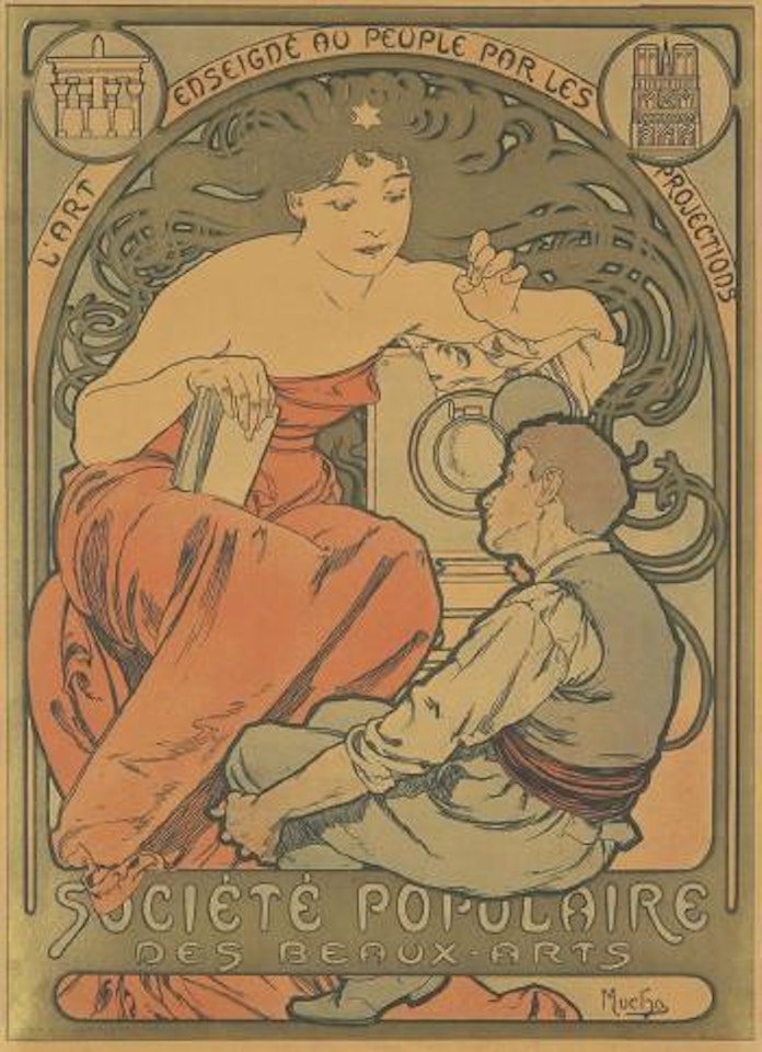 Société Populaire des Beaux-Arts ,
1897 by Alphonse Mucha