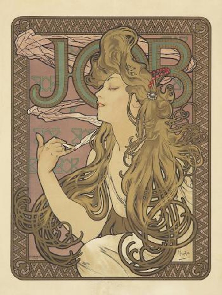 Job ,
1896 by Alphonse Mucha