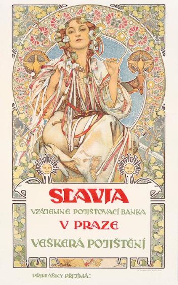 Slavia ,
1907 by Alphonse Mucha