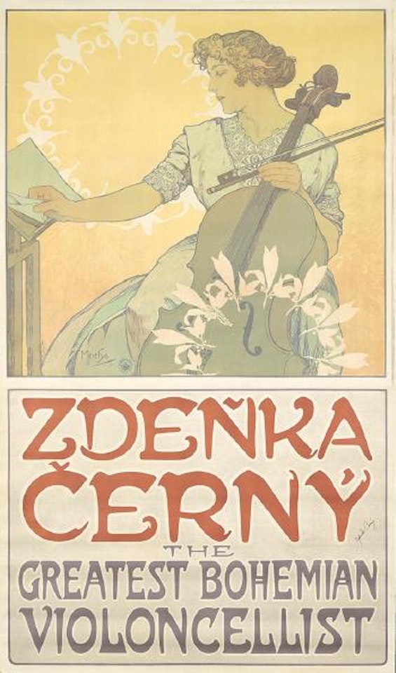 Zdenka Cerny ,
1913 by Alphonse Mucha