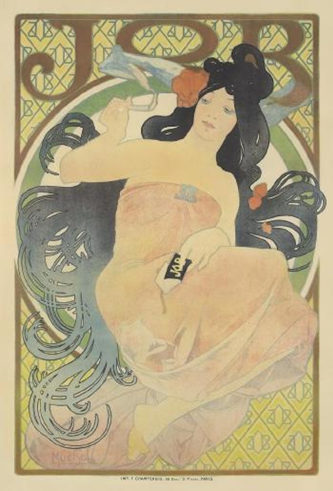 Job ,
1898 by Alphonse Mucha