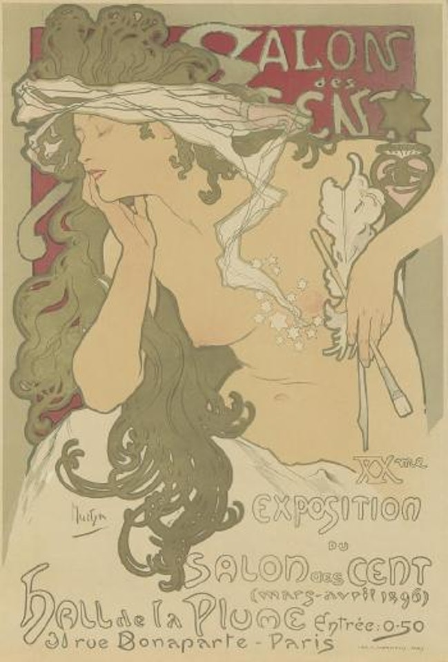 Salon des Cent/XXme Exposition ,
1896 by Alphonse Mucha