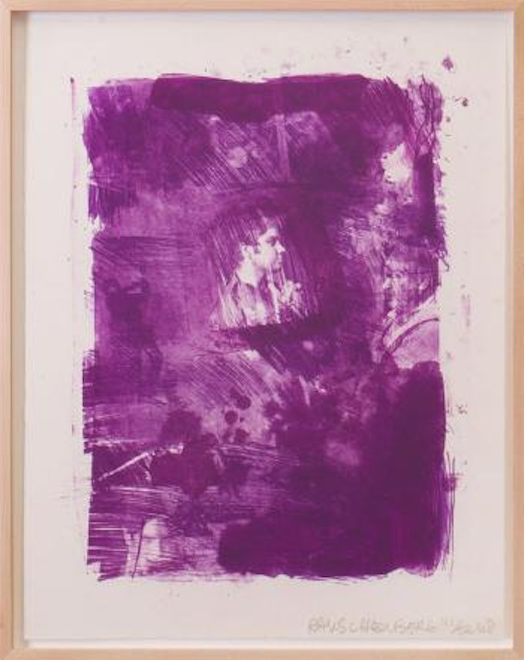 Flower Re-Run ,
1968 by Robert Rauschenberg