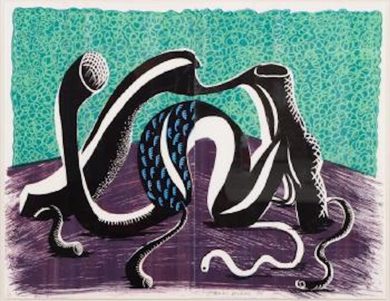Extending, February, 1990 ,
1990 by David Hockney
