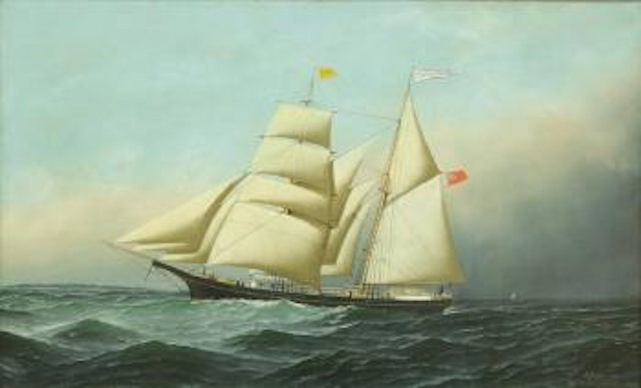 Br Hermaphrodite, Brig Sarah Crowell ,
1882 by Antonio Jacobsen