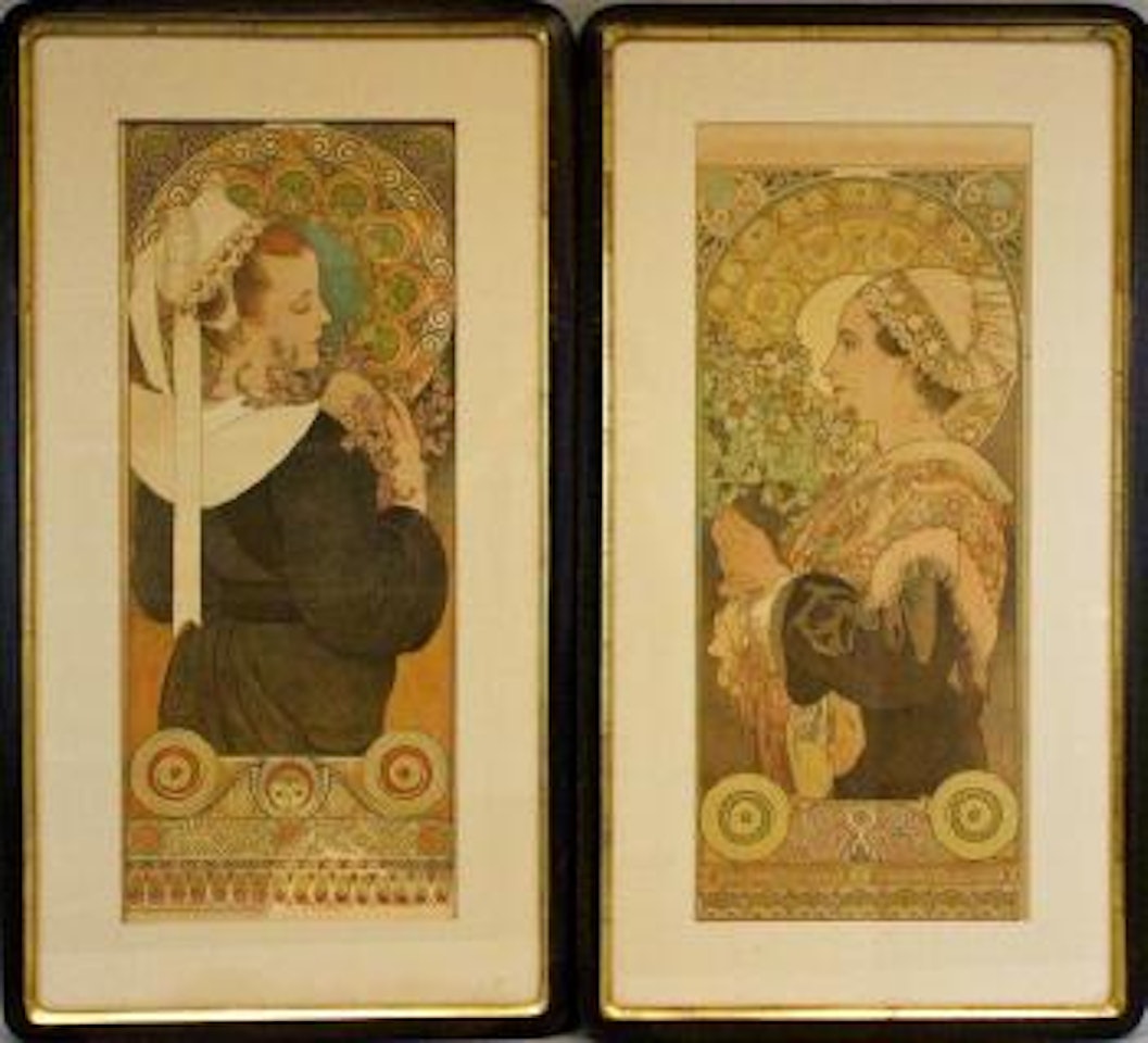 Heather. Sea Holly ,
1902 by Alphonse Mucha