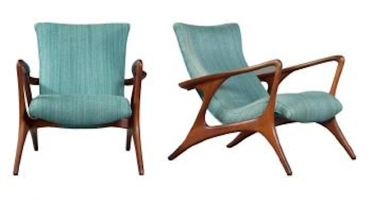 Lounge Chairs ,
1958 by Vladimir Kagan