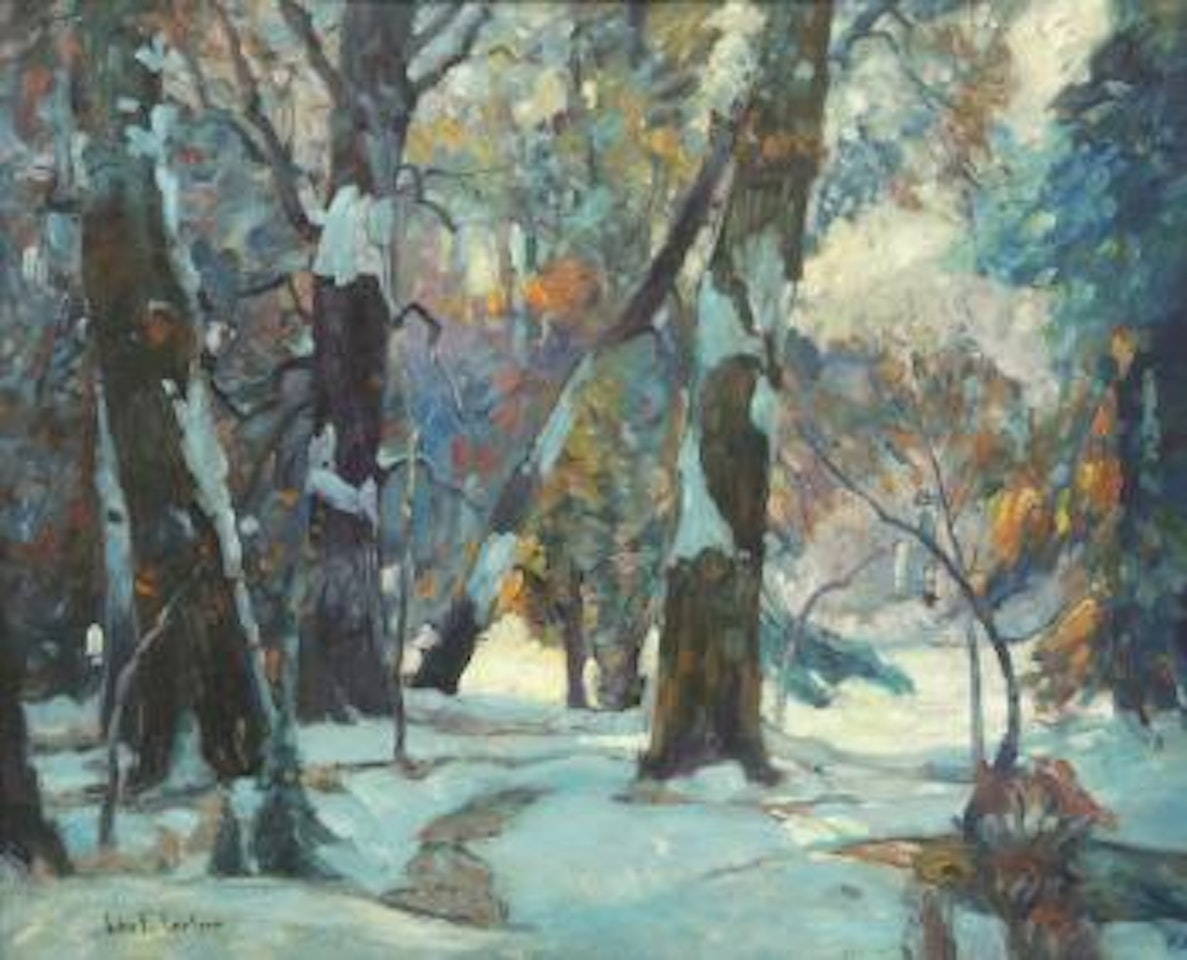 Winter glow , by John Fabian Carlson