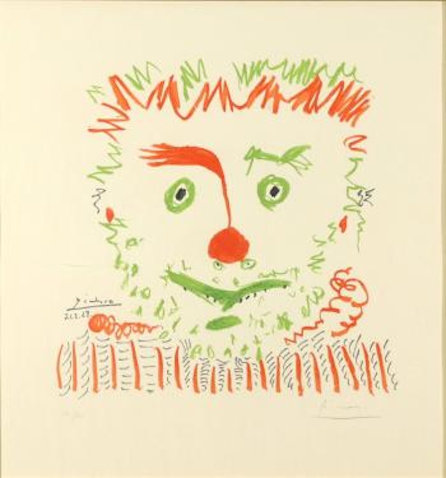 Le clown ,
1968 by Pablo Picasso