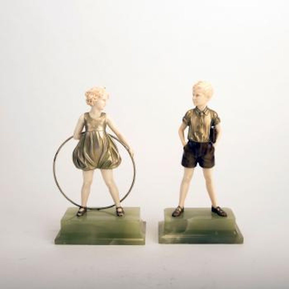 Hoop Girl and Sonny Boy ,
Circa
1925 by Ferdinand Preiss