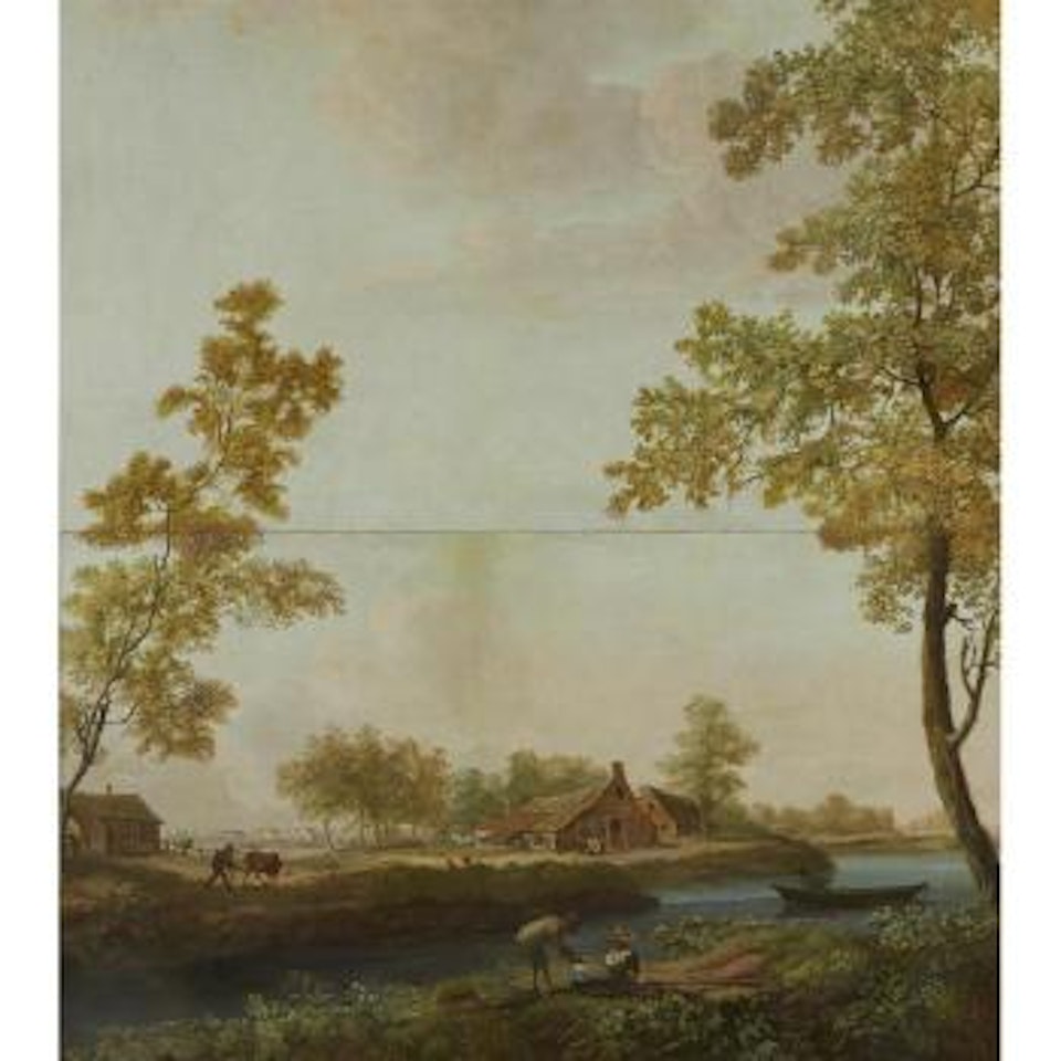 Courtship by the River , by Dutch School