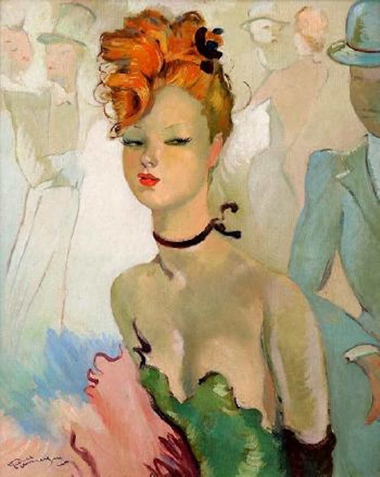 Soiree de Gala , by Jean Gabriel Domergue