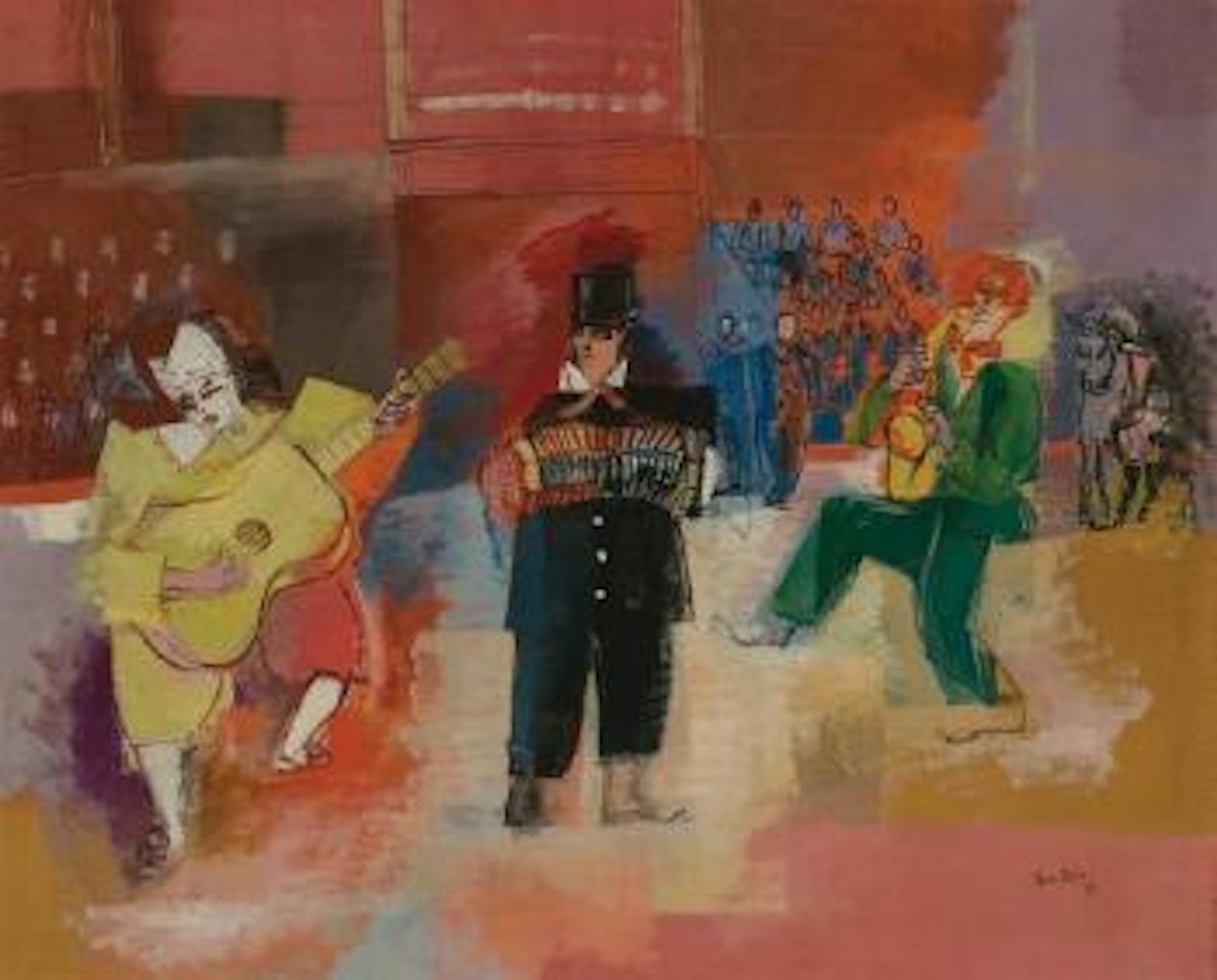 Les Trois Fratellini au Cirque Medrano ,
1927 by Jean Dufy