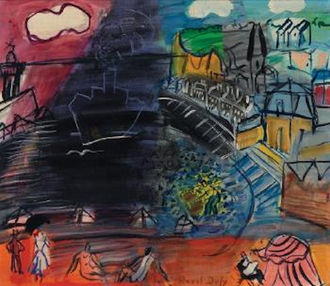 Le Cargo Noir ,
1951 by Raoul Dufy