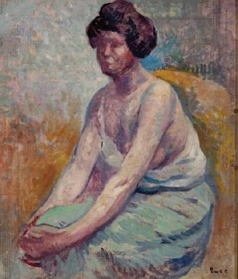 Madame Luce (Portrait d'Ambroisine) ,
Circa
1900 by Maximilien Luce