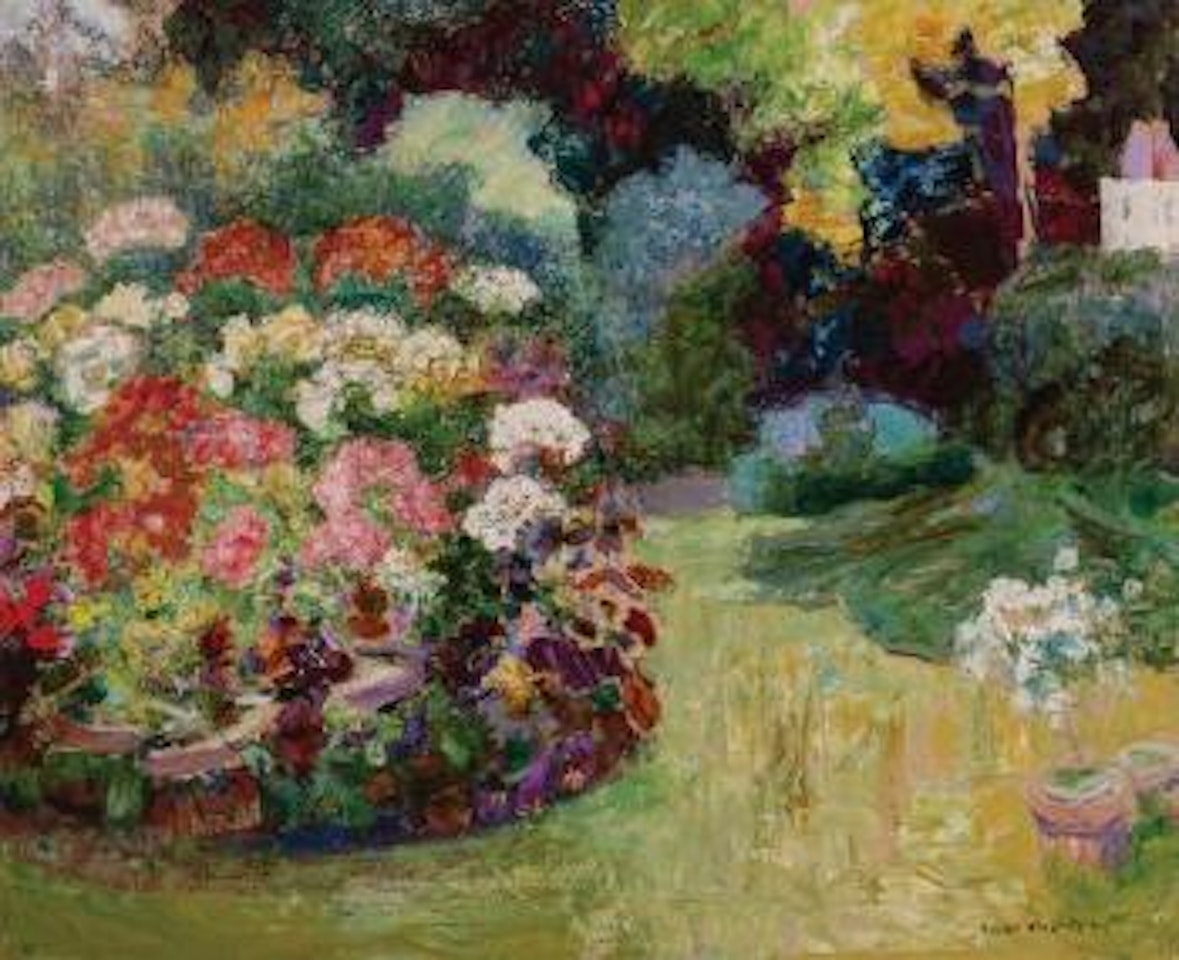 Garden in Bloom , by Victor Charreton